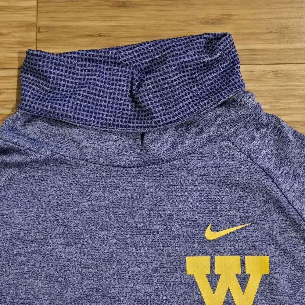 Nike Purple and Yellow Long Sleeve Shirt